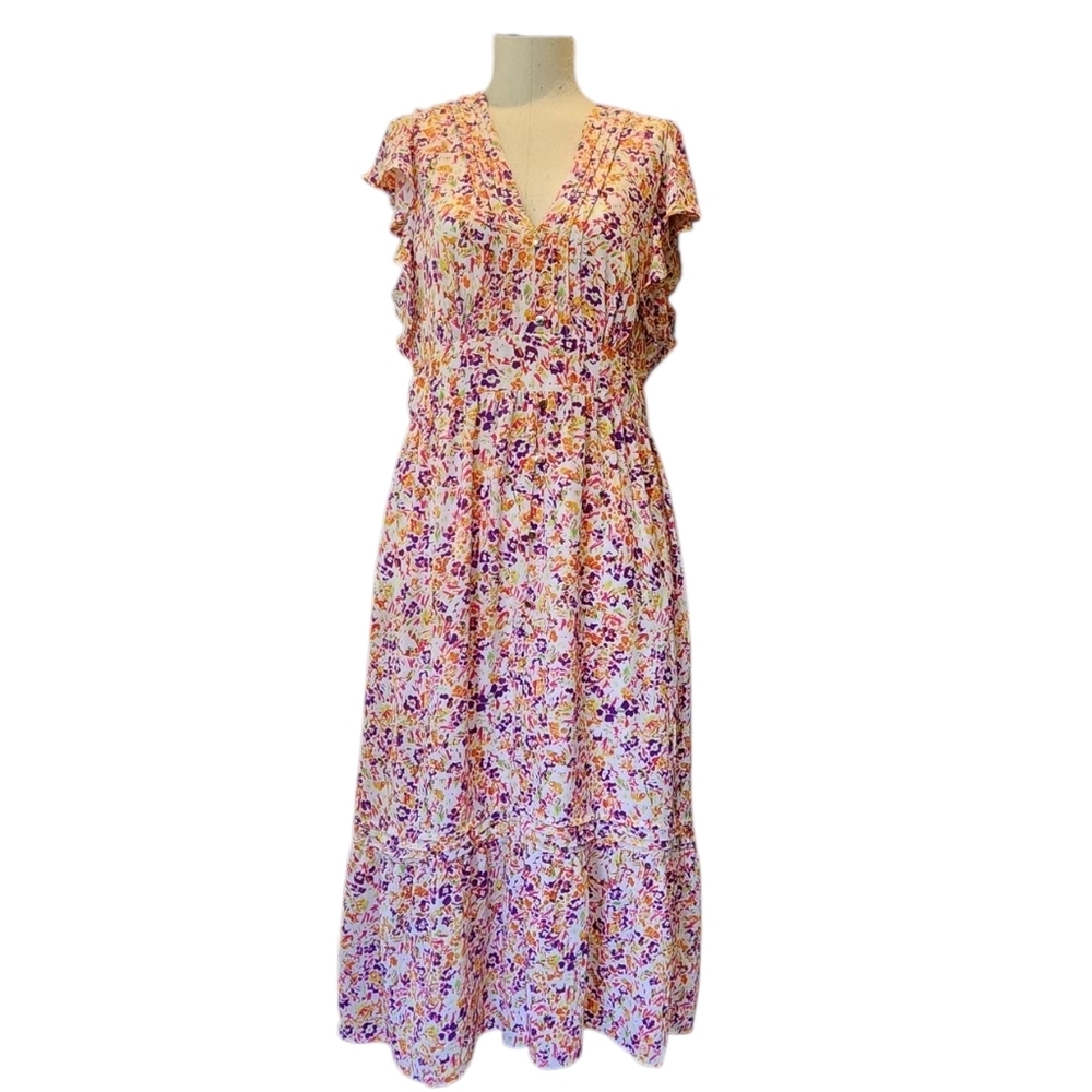 Julie Jordan Floral V-Neck Dress - Picture 2 of 10